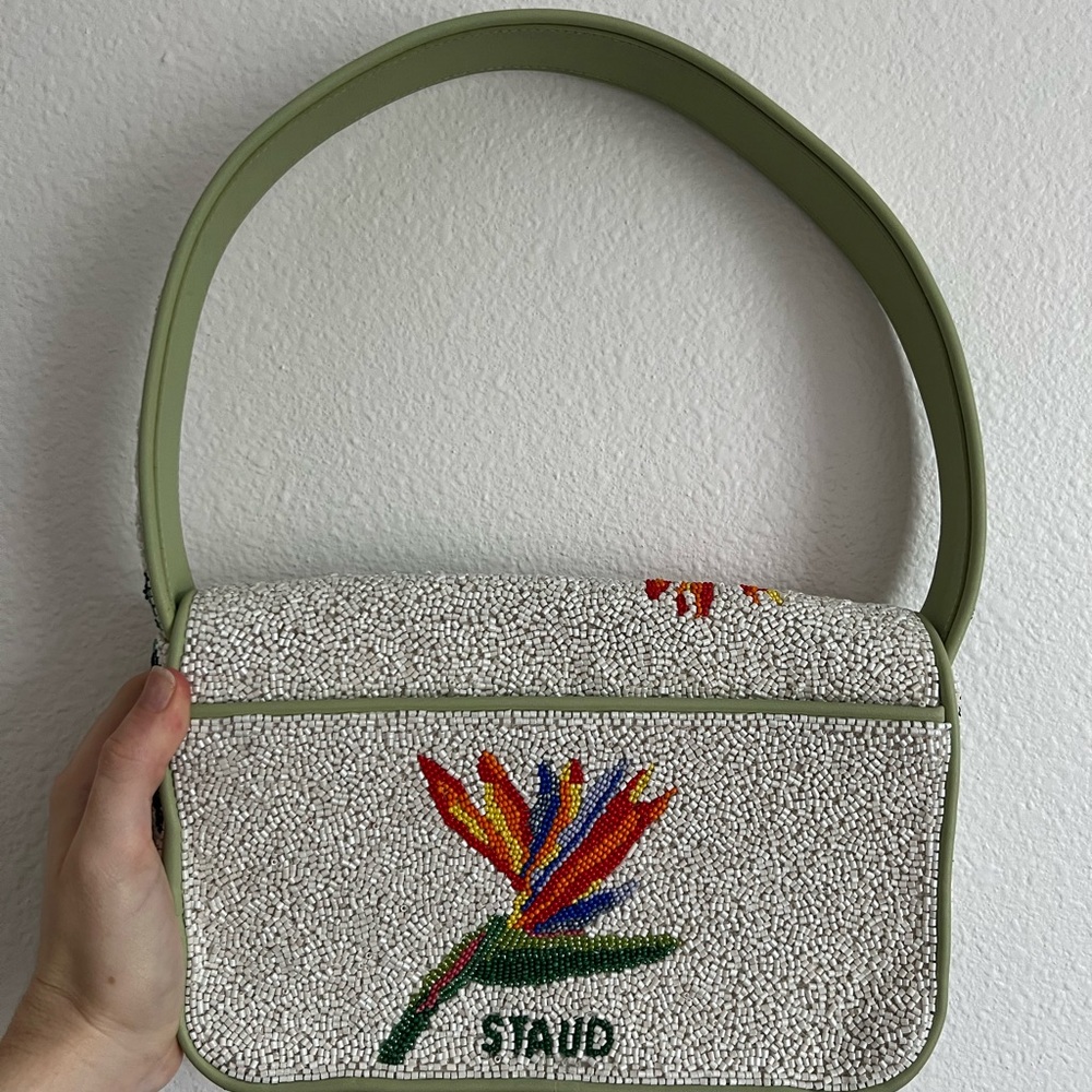 STAUD Beaded Tommy Bag - Birds of Venice - Picture 10 of 13